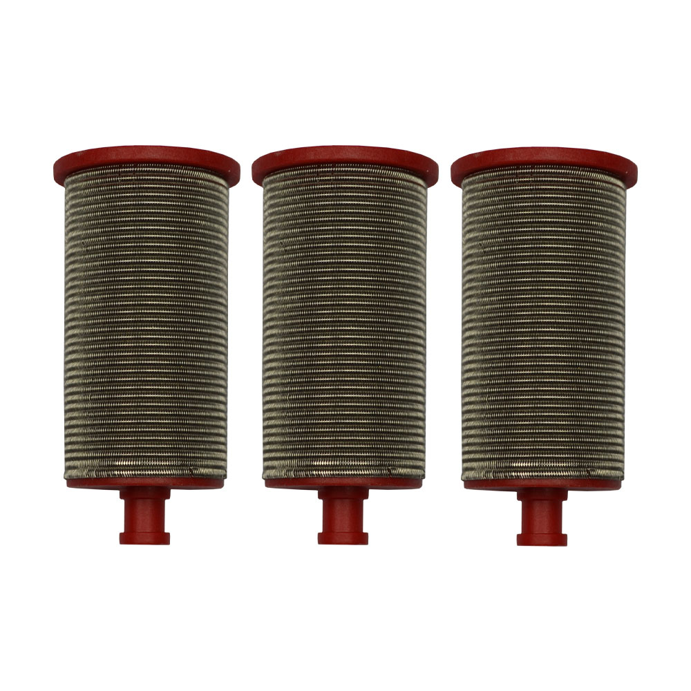 3 x Filter für Wiwa & Binks Farbspritzgeräte - rot #150