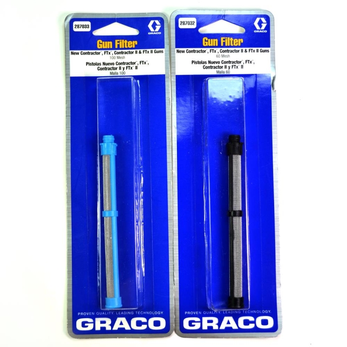 Kit filtres à pistolet Graco Easy-Out (1x #60 & 1x #100)...