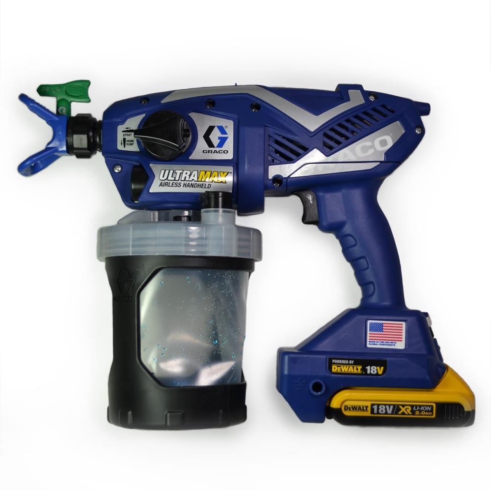 Graco ULTRA MAX Airless Handheld DC - battery powered paint sprayer for water & solvent based materials - 17M368