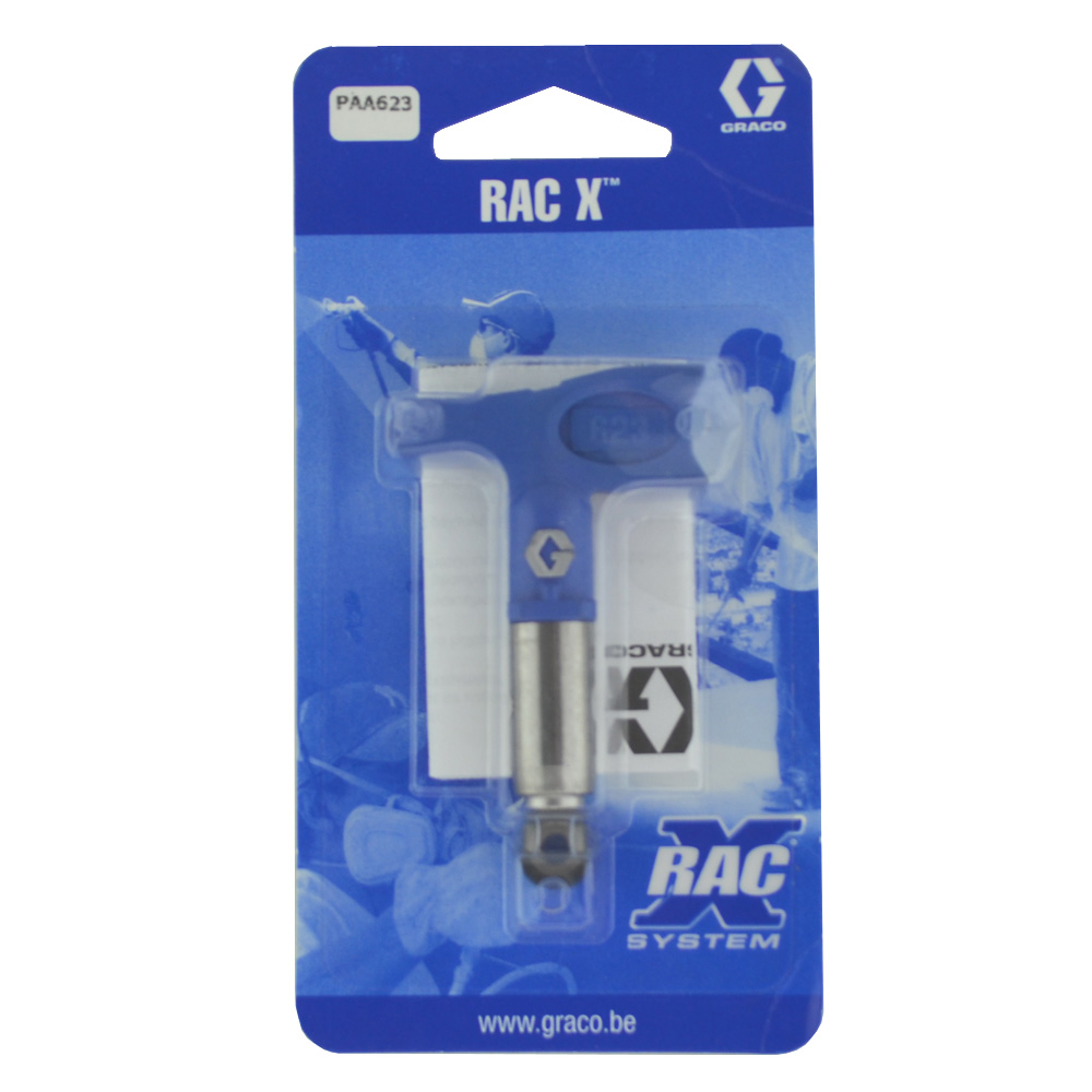 Boquilla airless Graco RAC X en diferentes tamaños 515 - orificio 0,015 pulgadas 0,38 mm ángulo50° ReferenciaPAA515